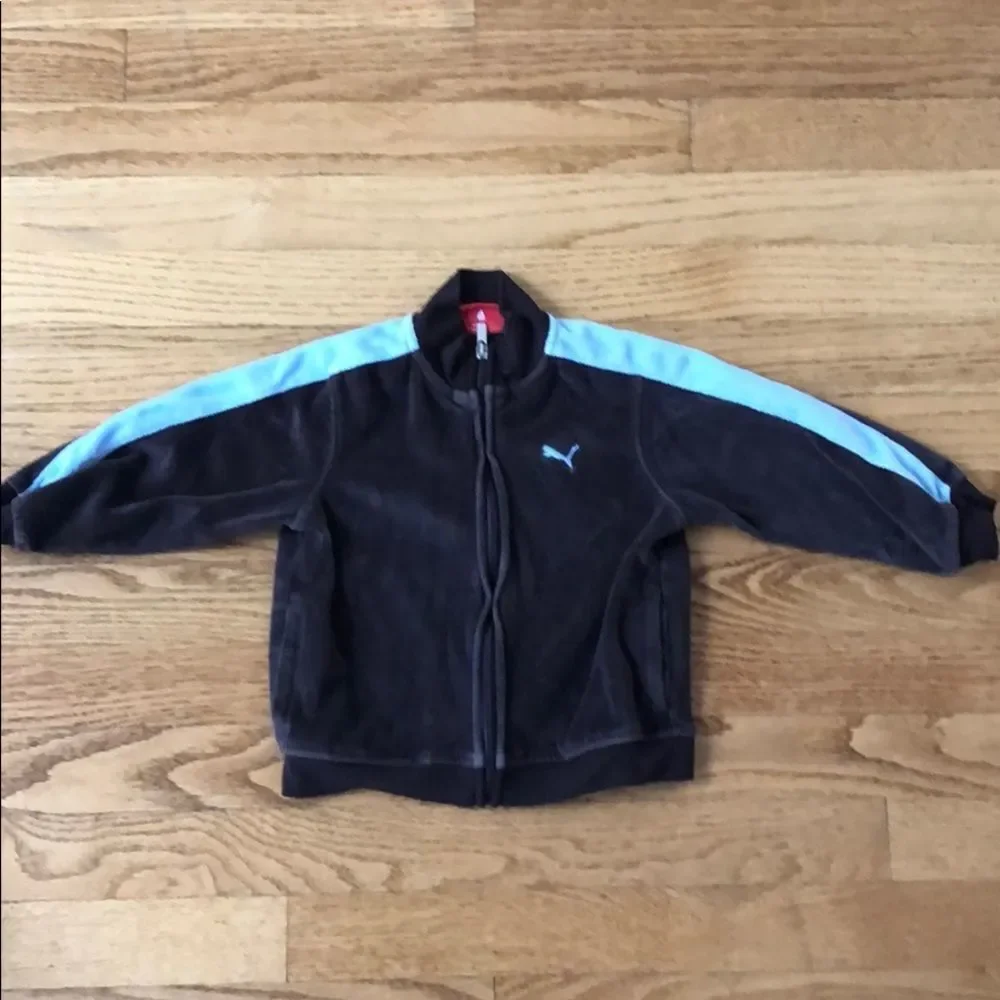 🍭6/$30 puma velour full zip track jacket - 24 m